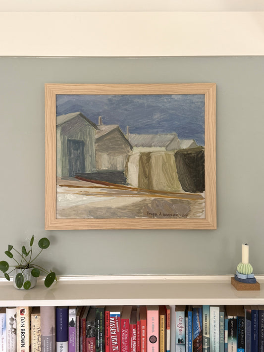 Beach Houses - Inga Larsson - 1954 - 62 x 53 cm