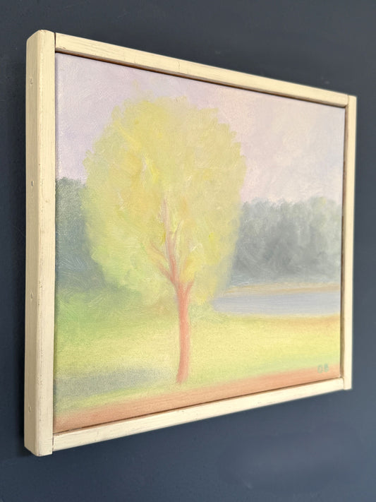 Tree by the Bay - Orvar Bäckner – 1970s – 20 x 22 cm