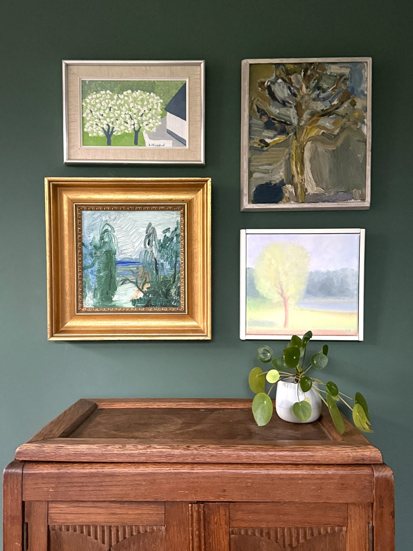 Blossoming Trees – Brita Streijffert – 1960s - 21 x 28 cm