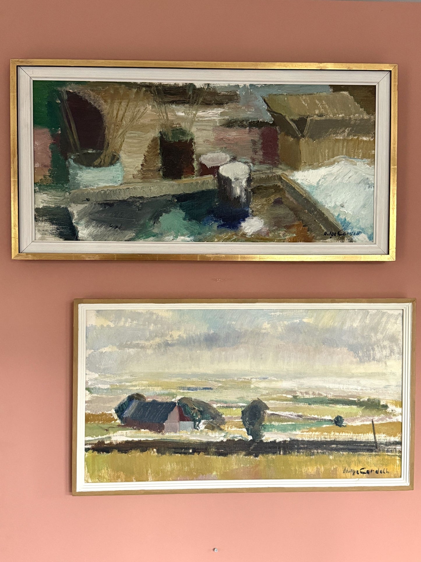 Painter’s Still Life – Helge Cardell – +/- 1950s – 76,5 x 39 cm