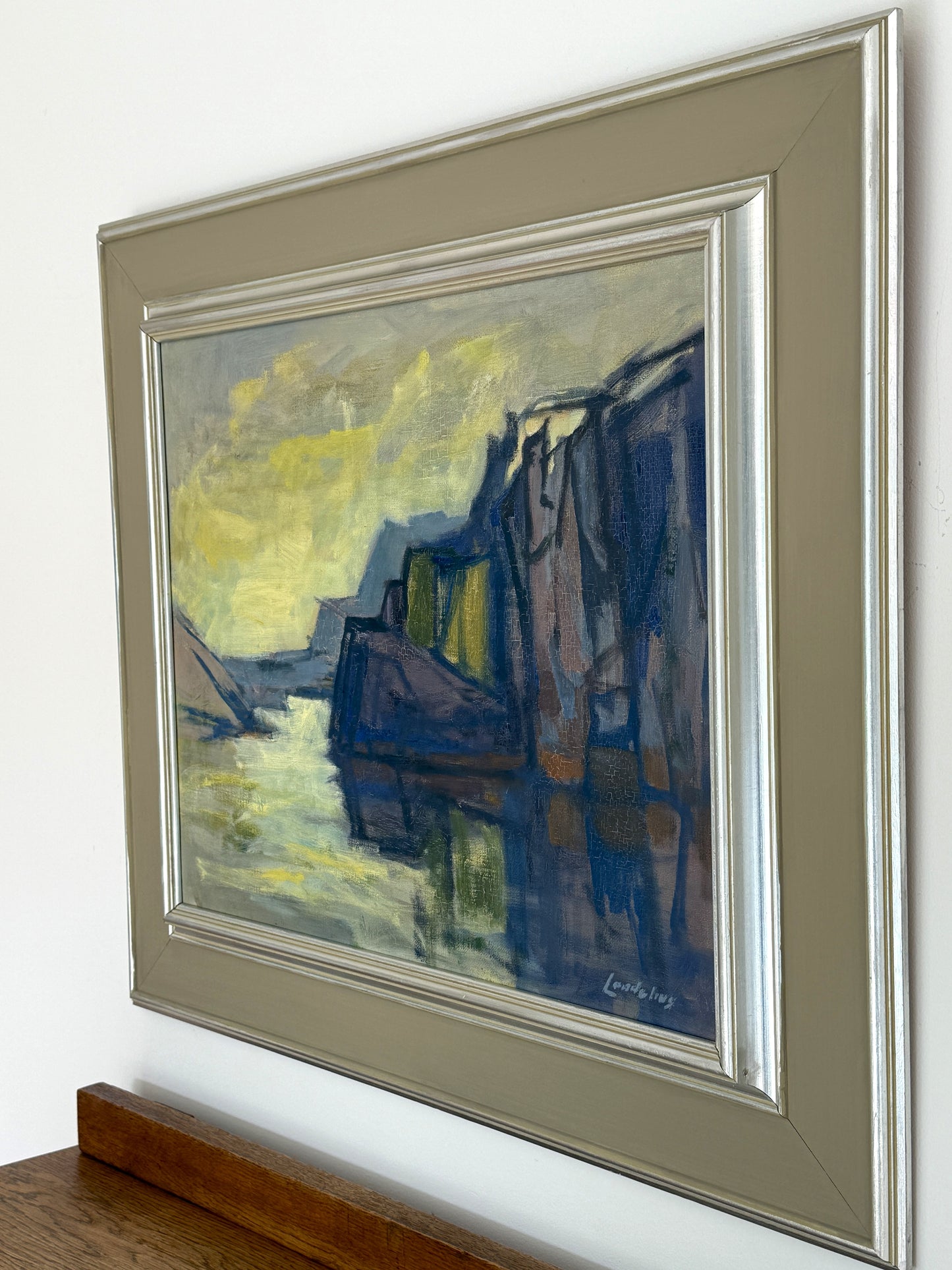 The Lone Cliff - Bertil Landelius (1912-1985) - 70 x 62 cm