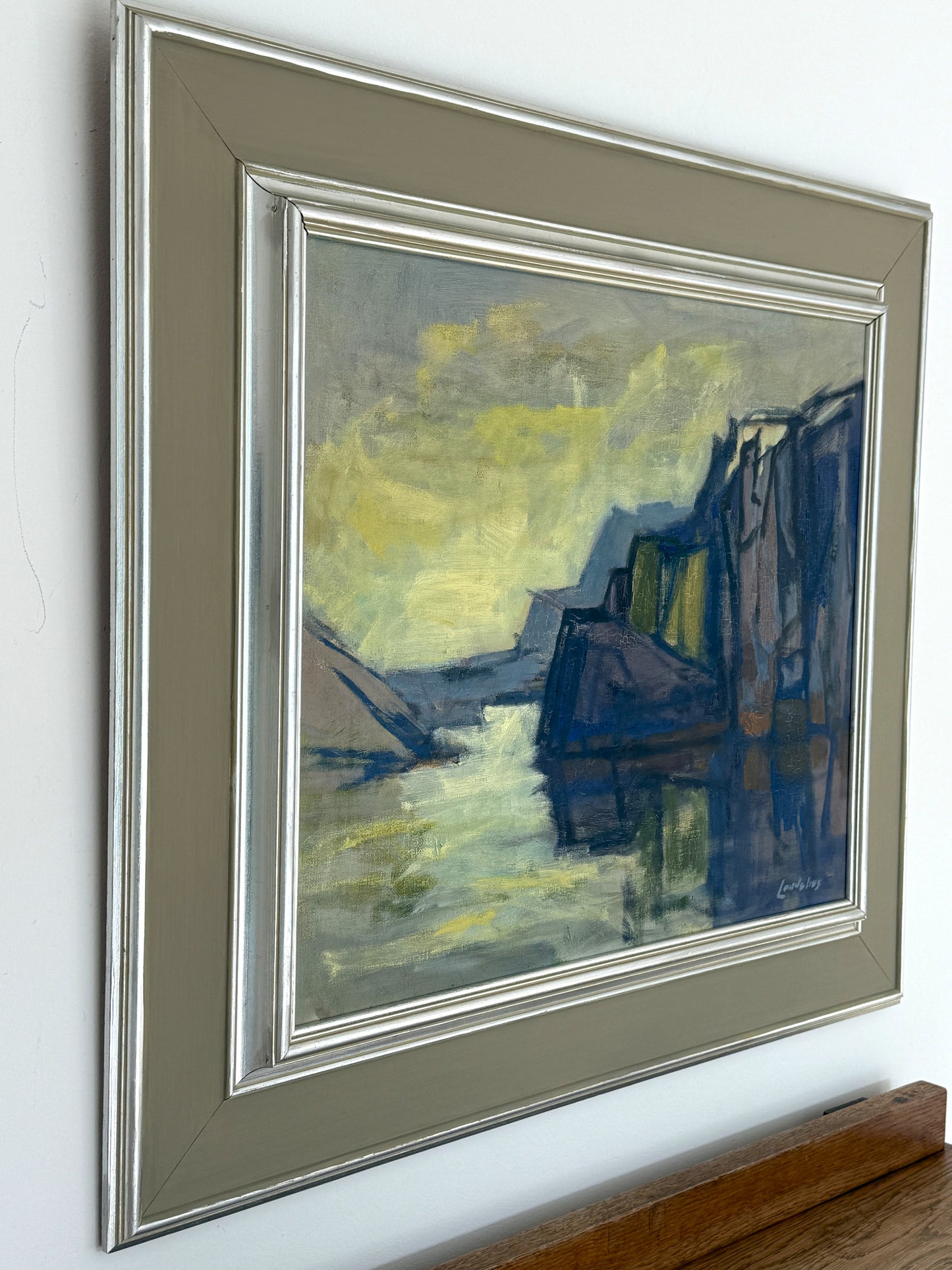 The Lone Cliff - Bertil Landelius (1912-1985) - 70 x 62 cm