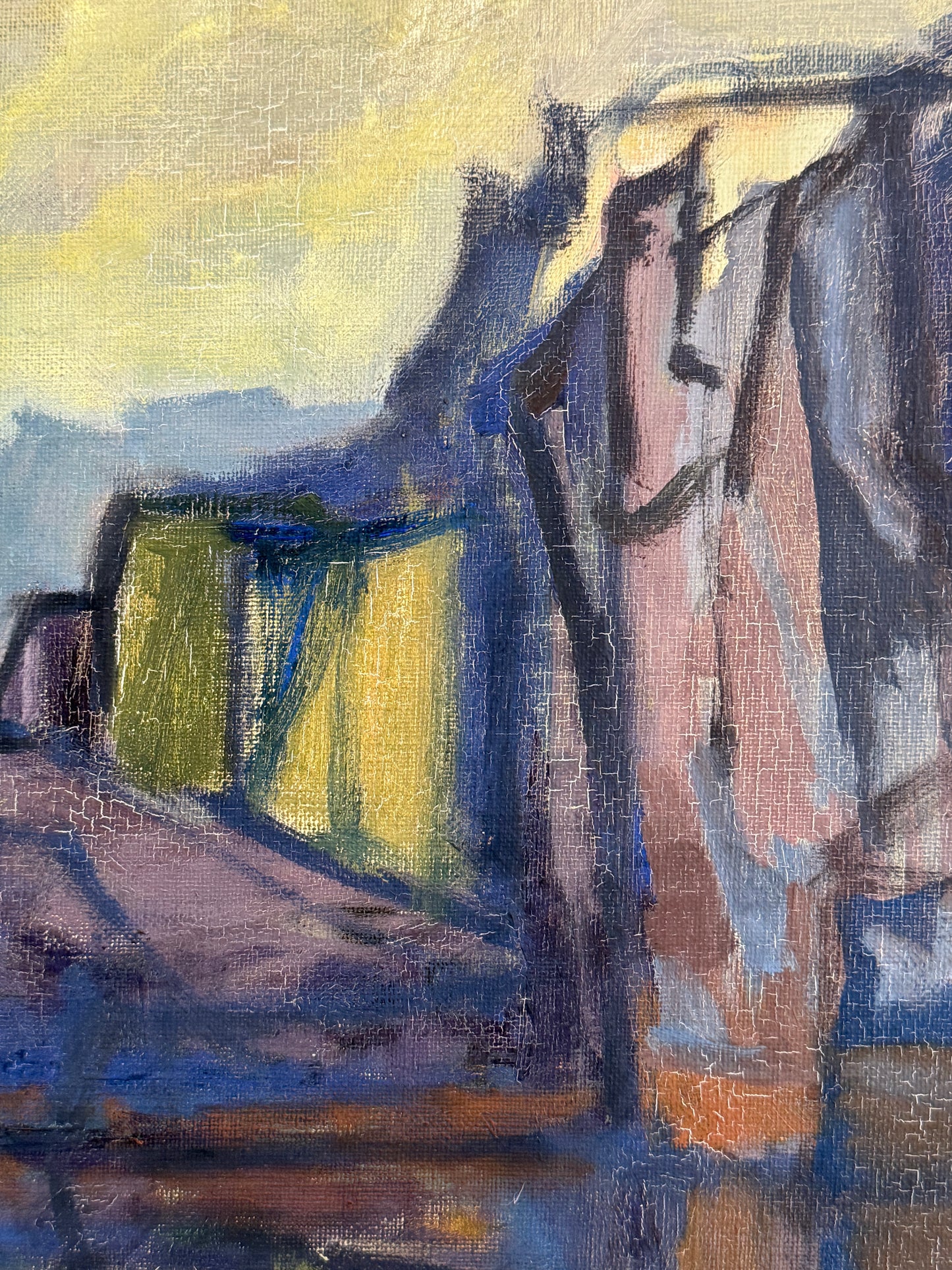 The Lone Cliff - Bertil Landelius (1912-1985) - 70 x 62 cm