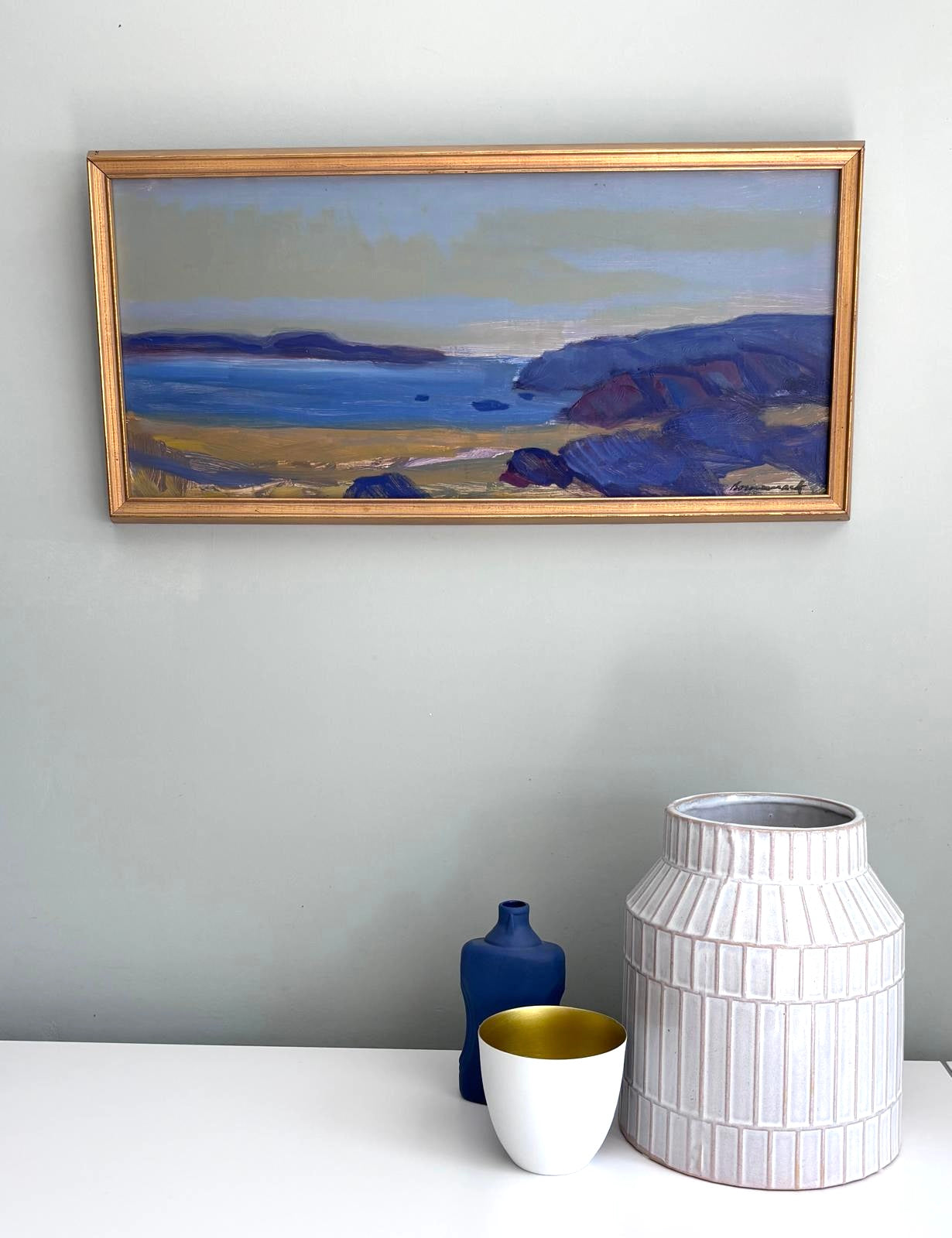 Coast at Dawn - Uno Bornemark - 55 x 27 cm