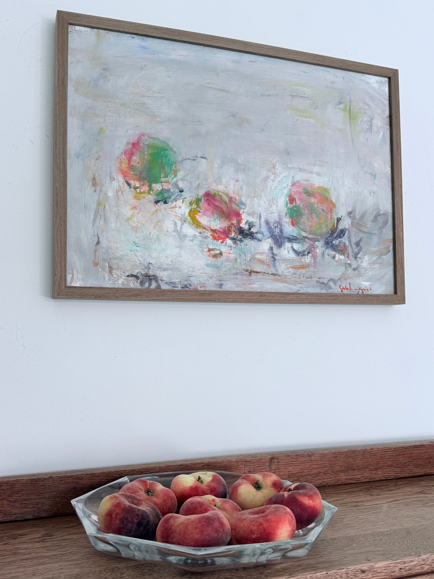 Still Life with Fruits - Gösta Lindqvist - 39 x 53 cm