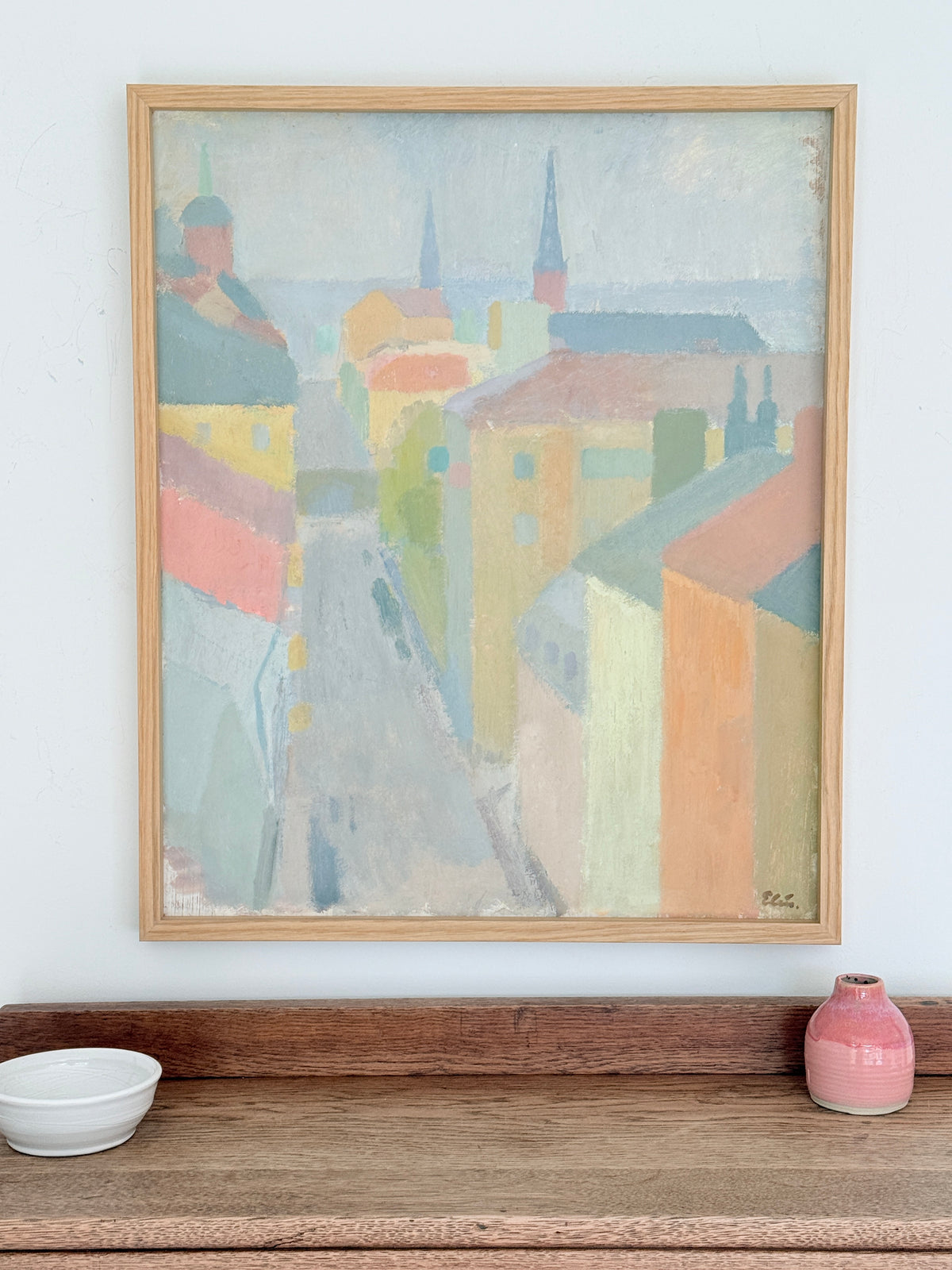 Stockholm in Pastel - Ingvar Elén - ca 1950/1960 - 40x60 cm