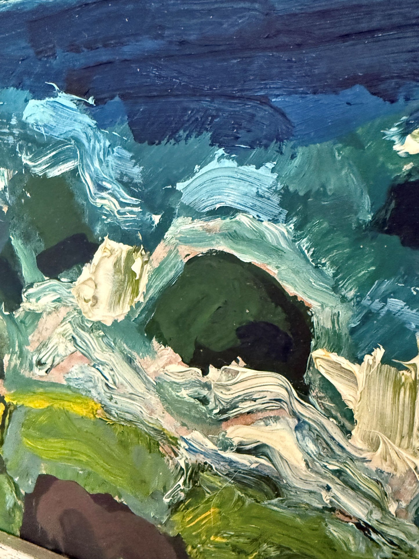 Rocks and Waves - Lars Herder - 37 x 32 cm