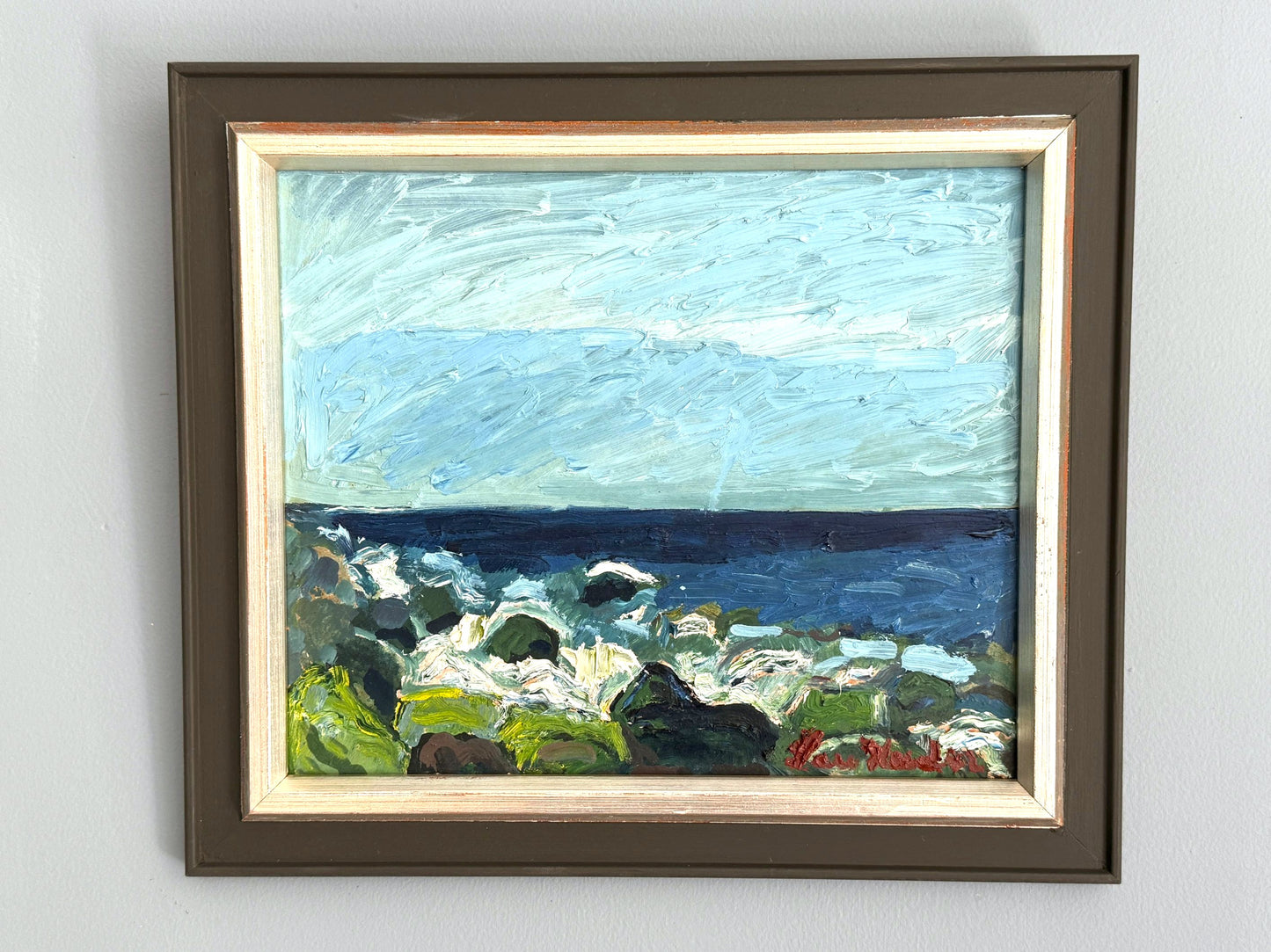 Rocks and Waves - Lars Herder - 37 x 32 cm