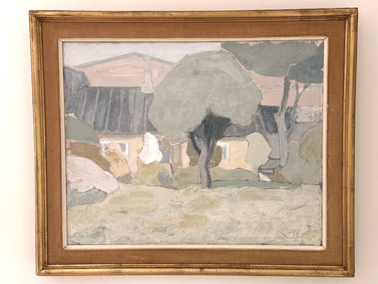 The Pastel House – 1954 - 68 x 57 cm
