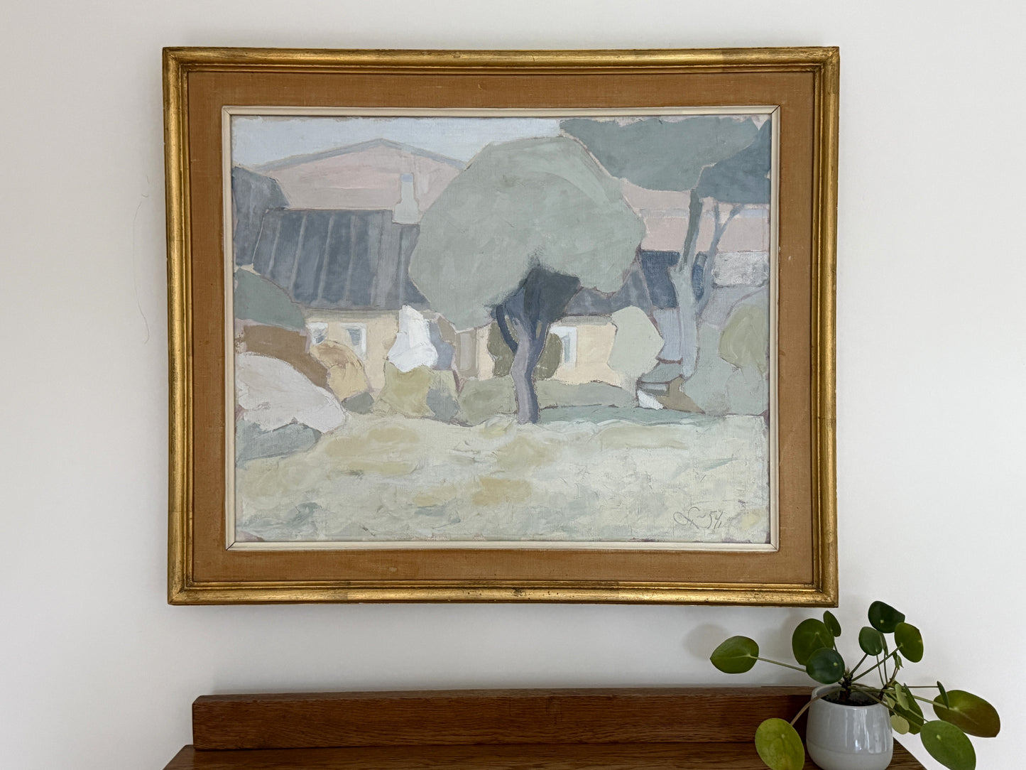 The Pastel House – 1954 - 68 x 57 cm