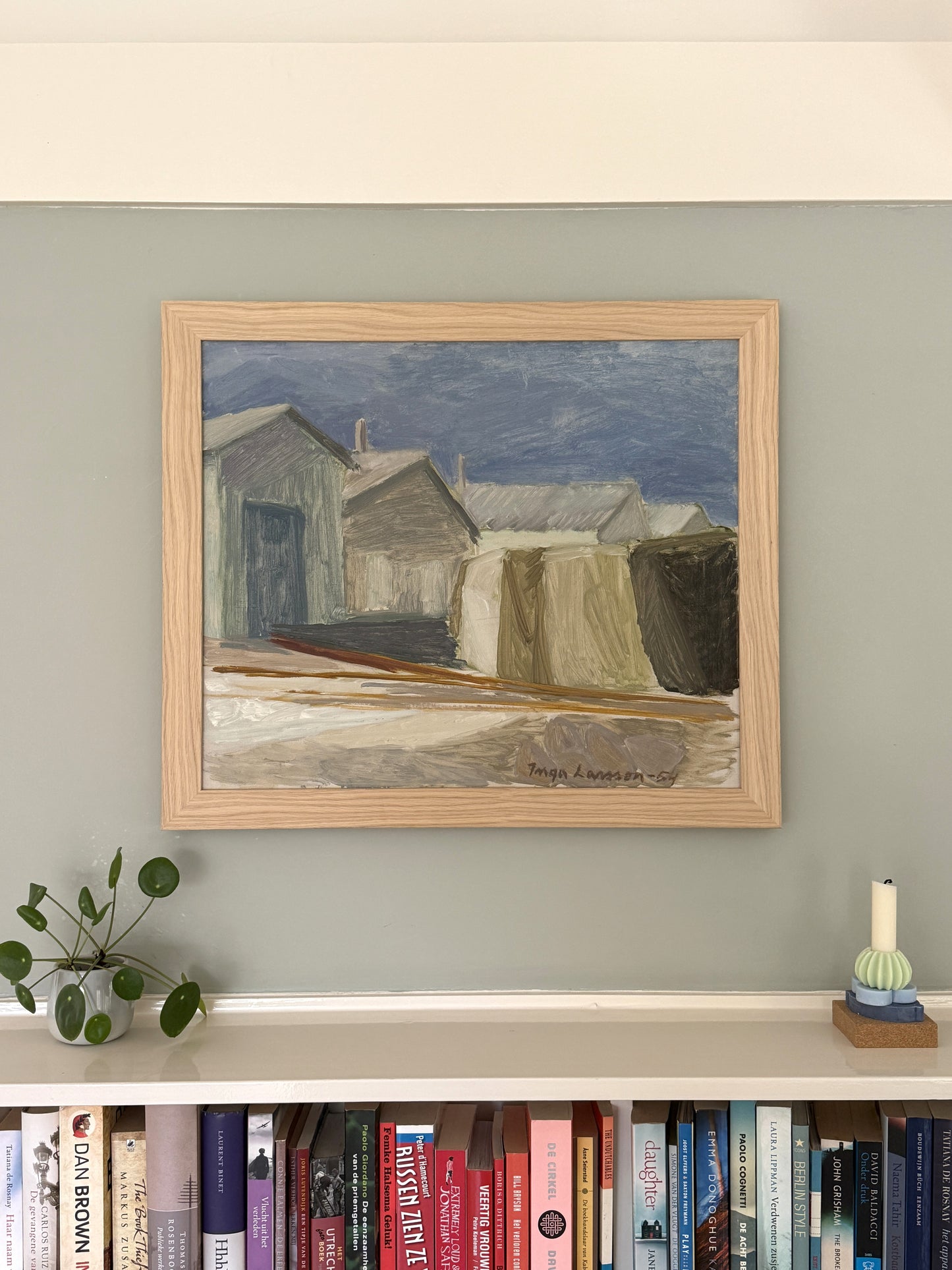 Beach Houses - Inga Larsson - 1954 - 62 x 53 cm