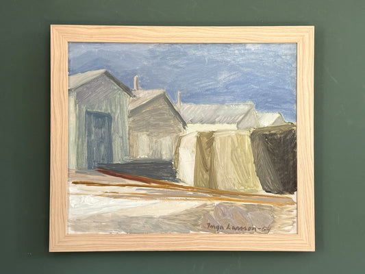 Beach Houses - Inga Larsson - 1954 - 62 x 53 cm