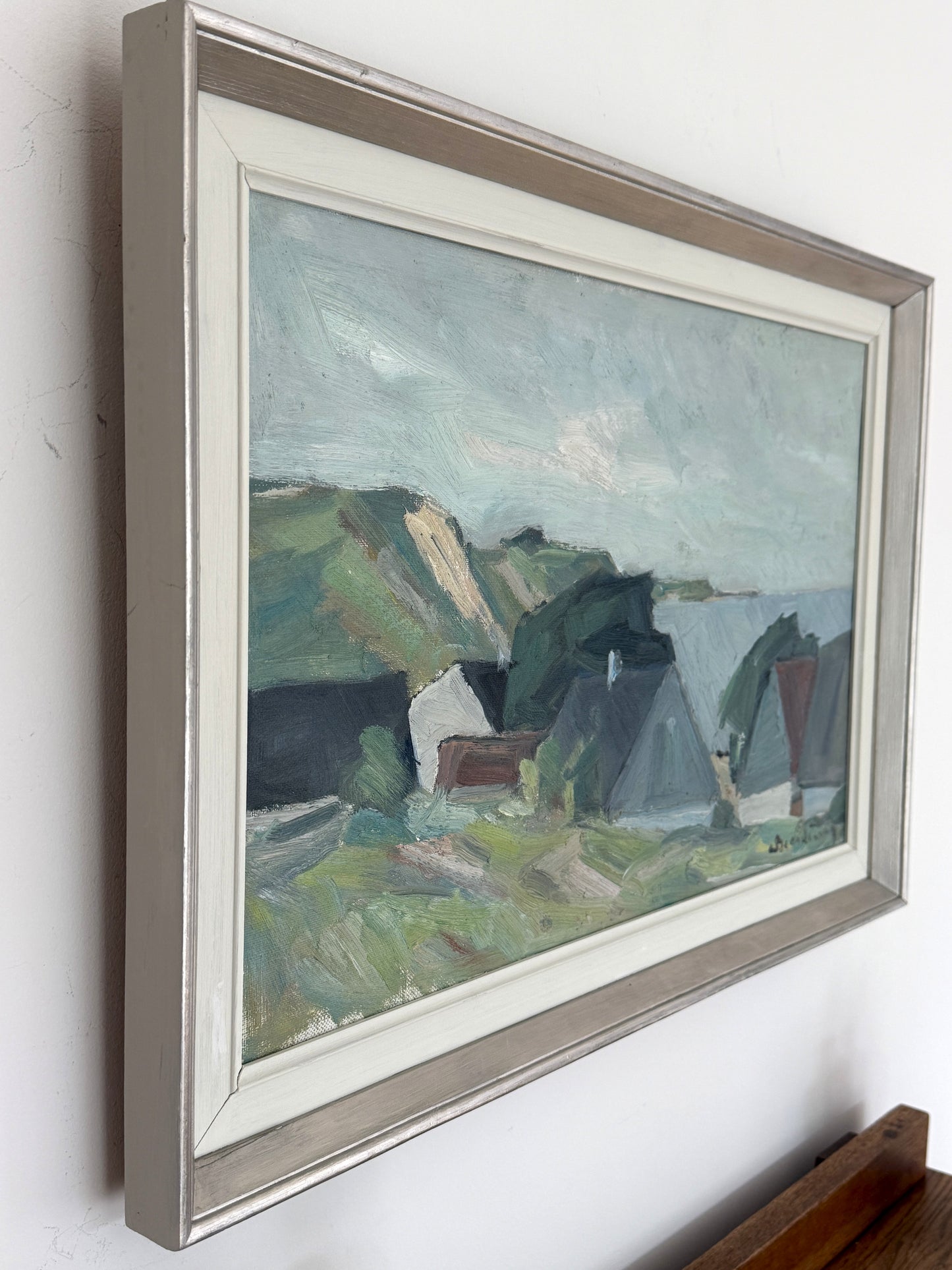 Coast with Houses - Carl Berndtsson - 60 x 43 cm