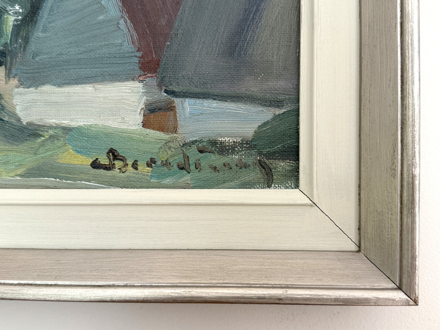 Coast with Houses - Carl Berndtsson - 60 x 43 cm