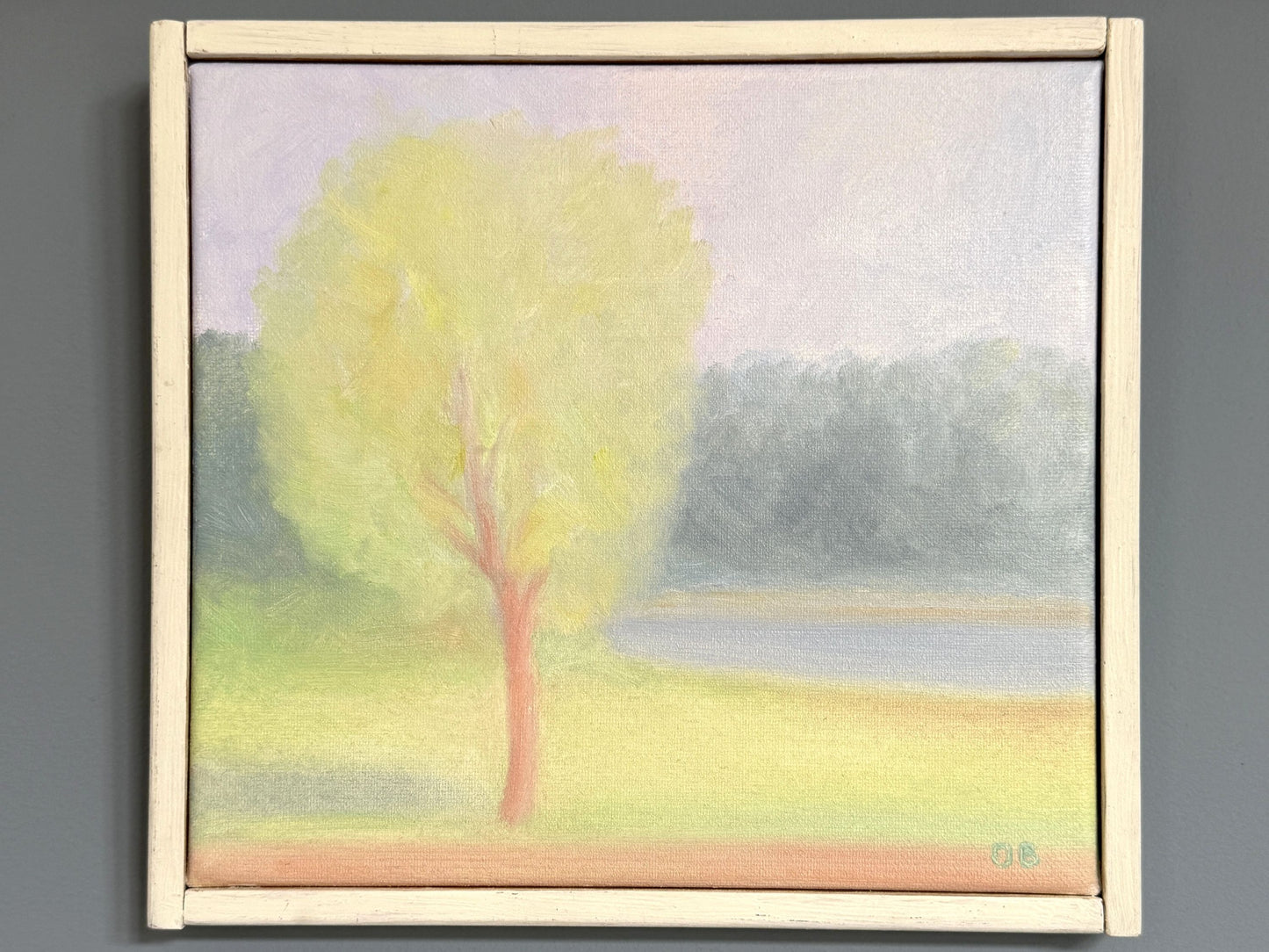 Tree by the Bay - Orvar Bäckner – 1970s – 20 x 22 cm