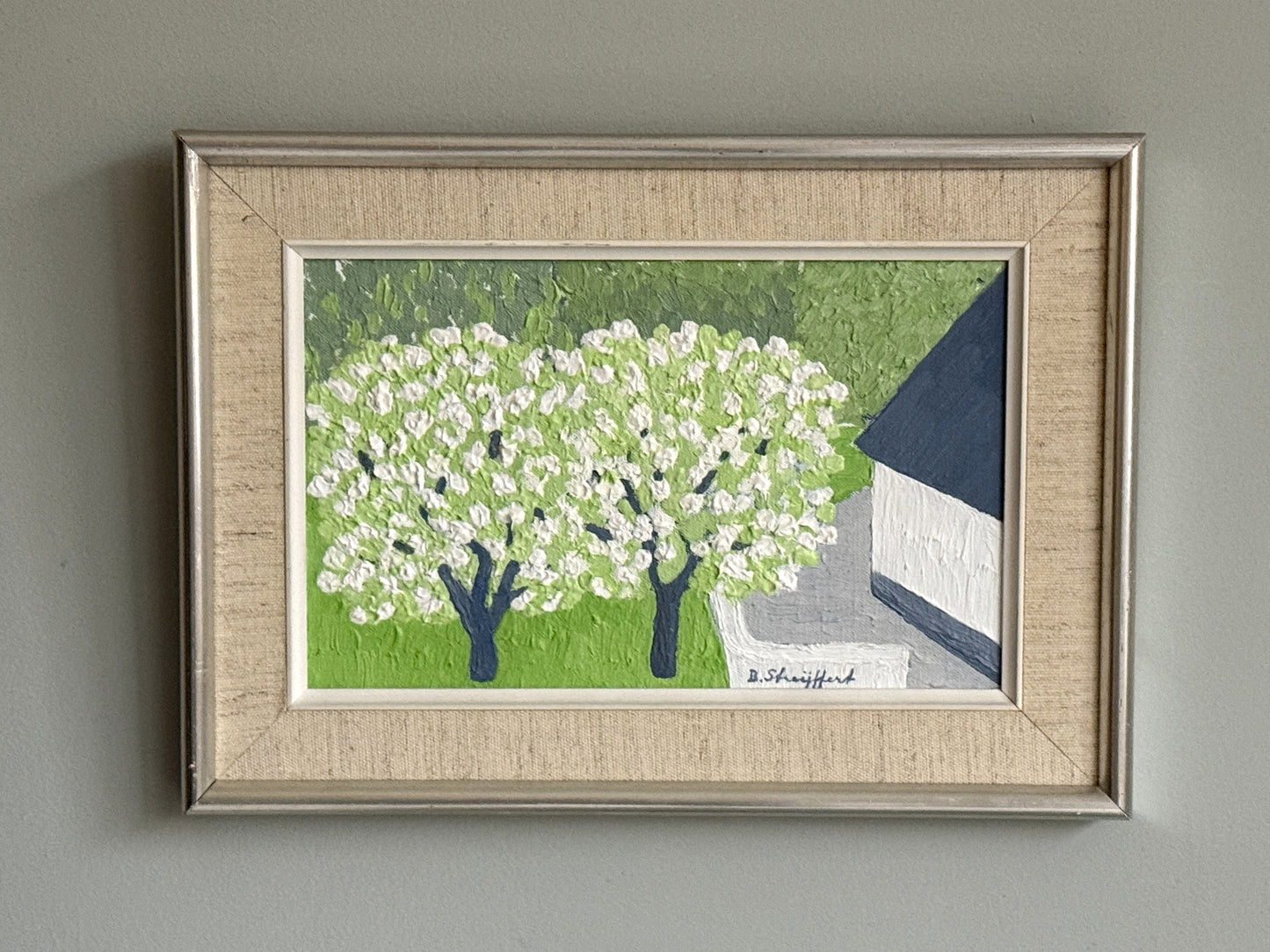 Blossoming Trees – Brita Streijffert – 1960s - 21 x 28 cm