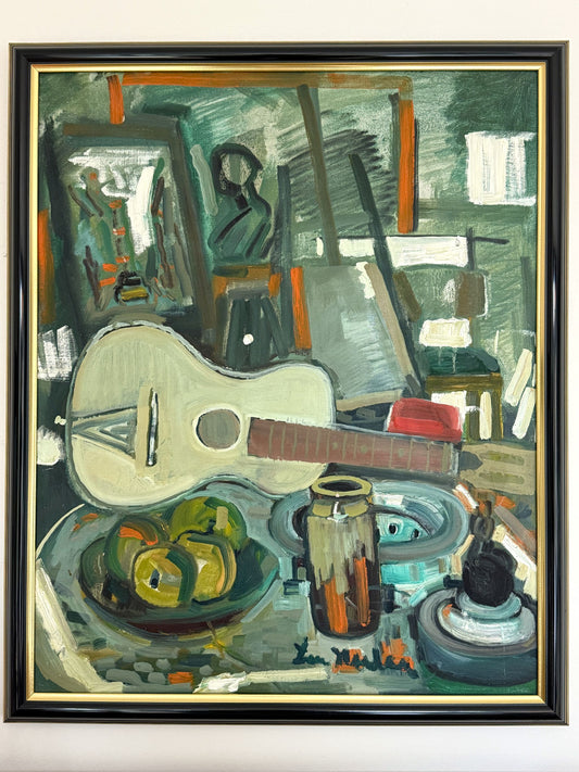 The Blue Guitar – Lars Herder - 64 x 53 cm