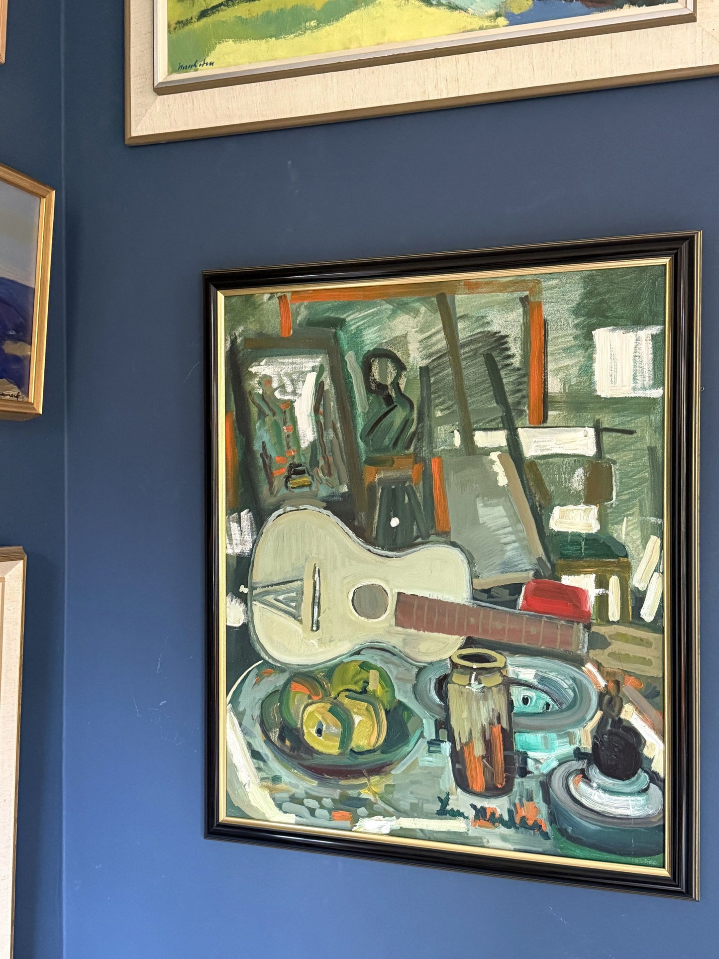 The Blue Guitar – Lars Herder - 64 x 53 cm