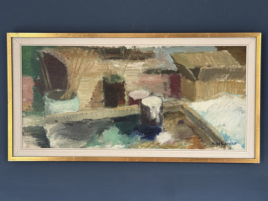 Painter’s Still Life – Helge Cardell – +/- 1950s – 76,5 x 39 cm