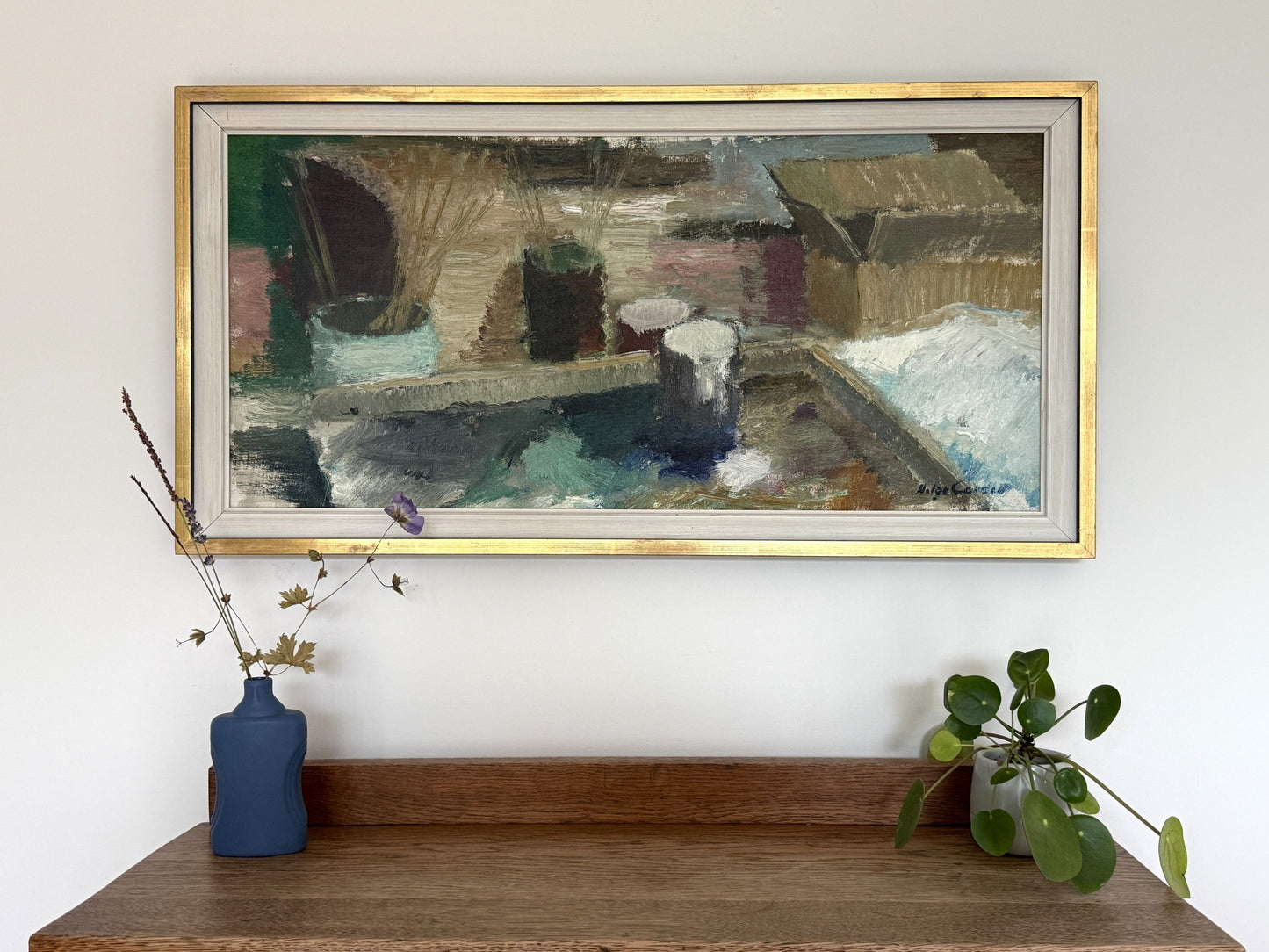 Painter’s Still Life – Helge Cardell – +/- 1950s – 76,5 x 39 cm