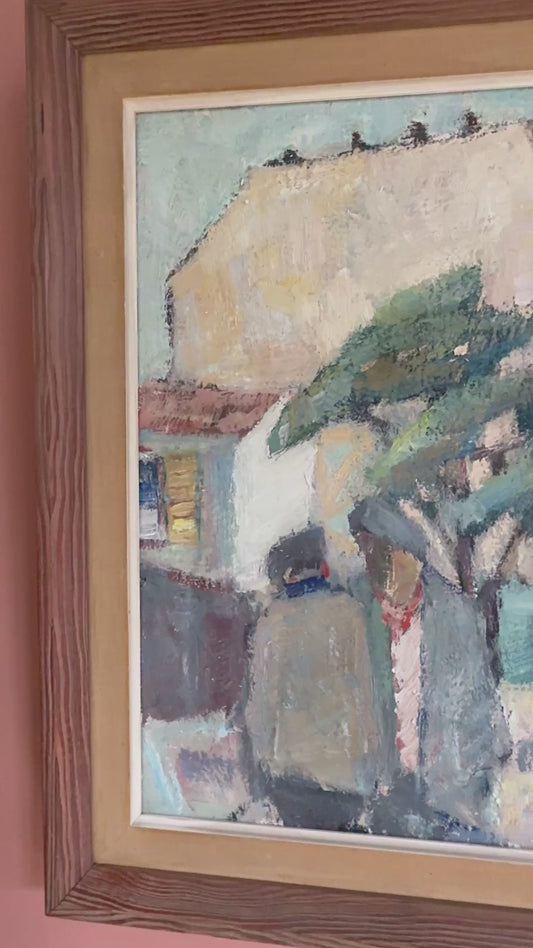 Provence Town Scene