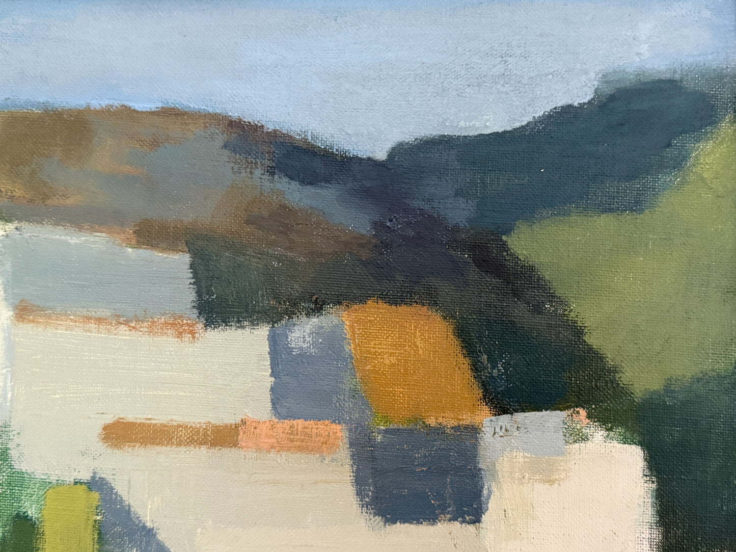 The White Village - Stig Wernheden (1921-1997) – 51 x 77 cm