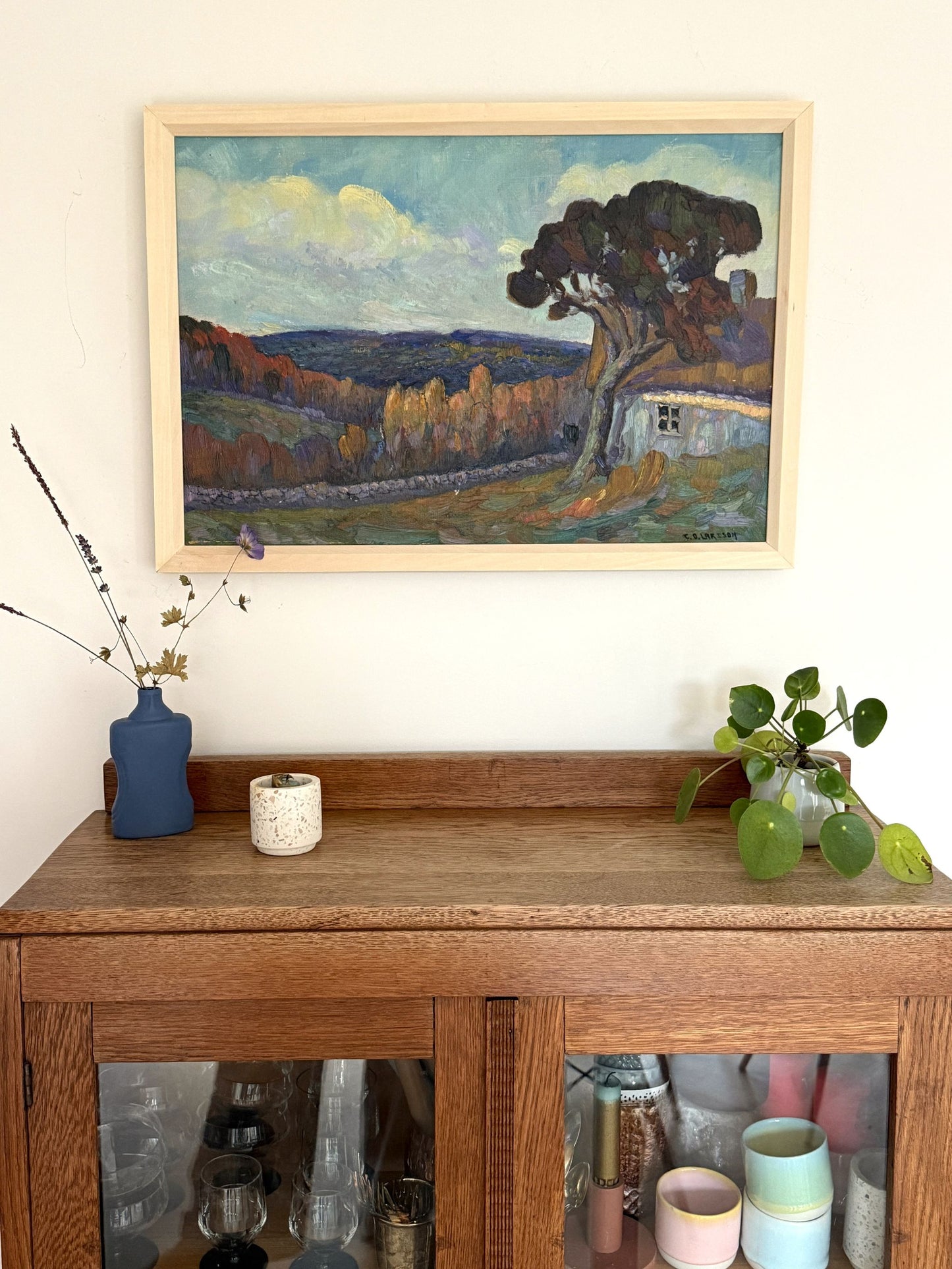 The Lone Tree – 1920s - Carl Oscar Larsson - 52x70 cm