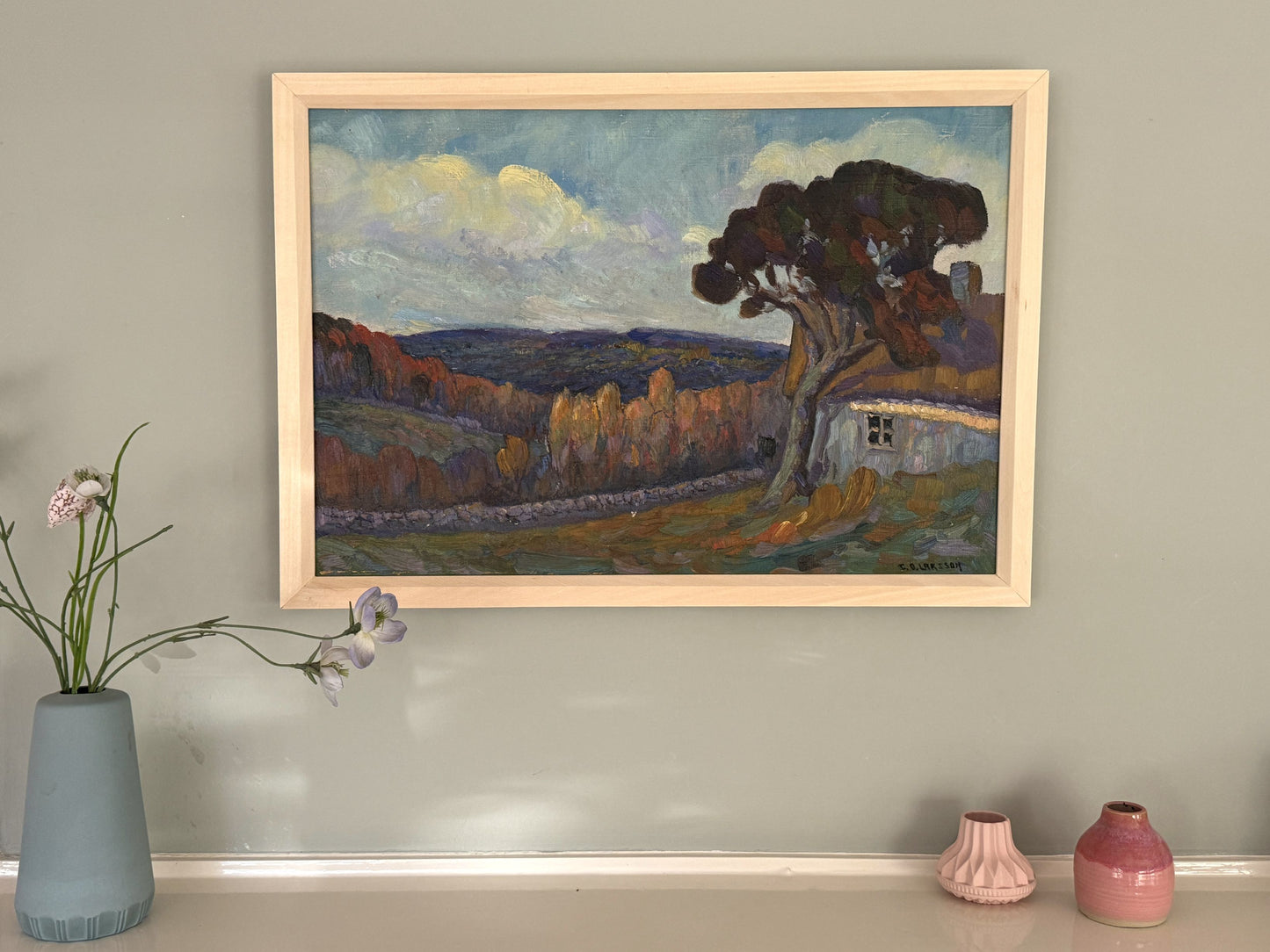 The Lone Tree – 1920s - Carl Oscar Larsson - 52x70 cm