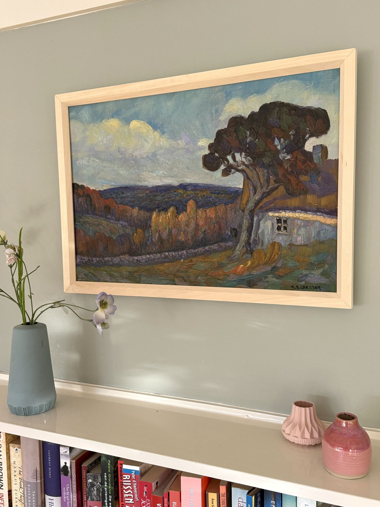 The Lone Tree – 1920s - Carl Oscar Larsson - 52x70 cm