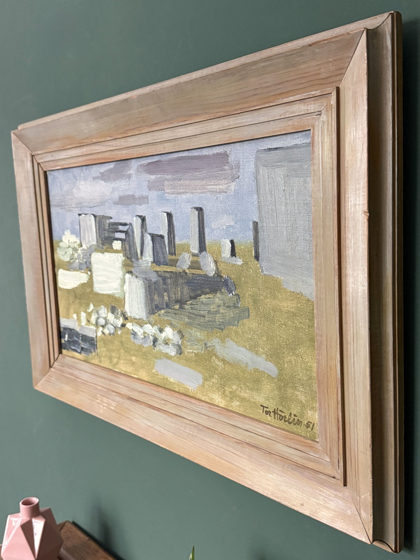 The Stone Quarry – Tor Hörlin – 1951 - 54 x 36 cm