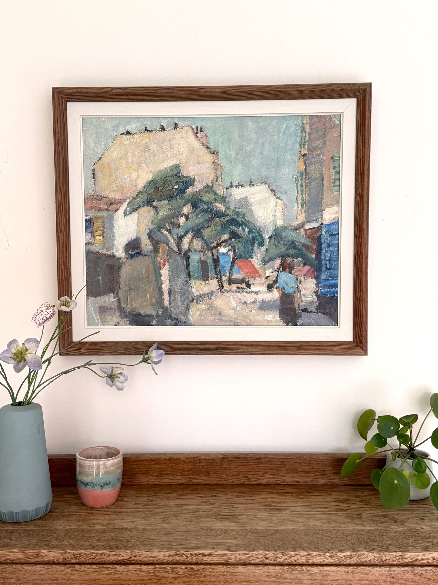 Provence Town Scene