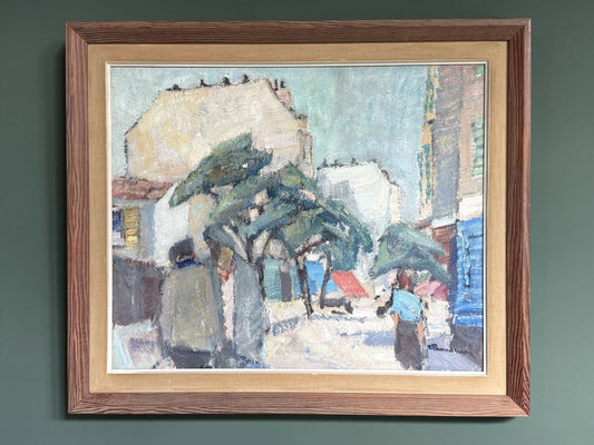 Provence Town Scene